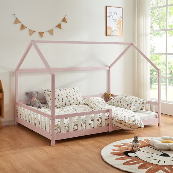 Hussäng Hesel 200x140cm rosa [en.casa]