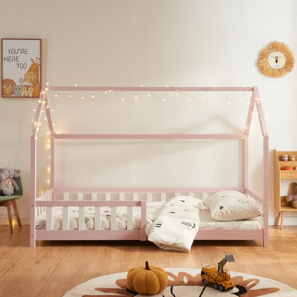 Hussäng Hesel 200x90cm rosa [en.casa]