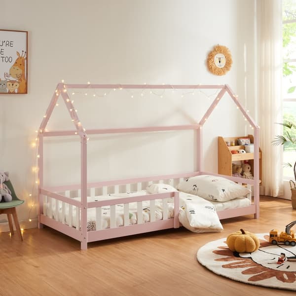 Hussäng Hesel 200x90cm rosa [en.casa]