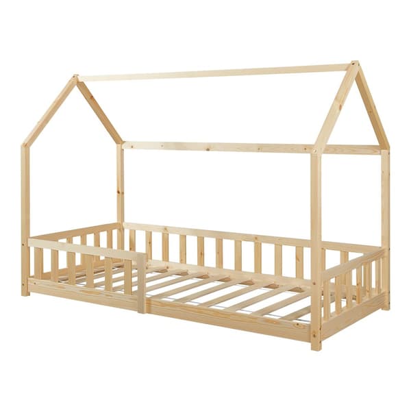 Hussäng Hesel 200x90cm natur furu [en.casa]
