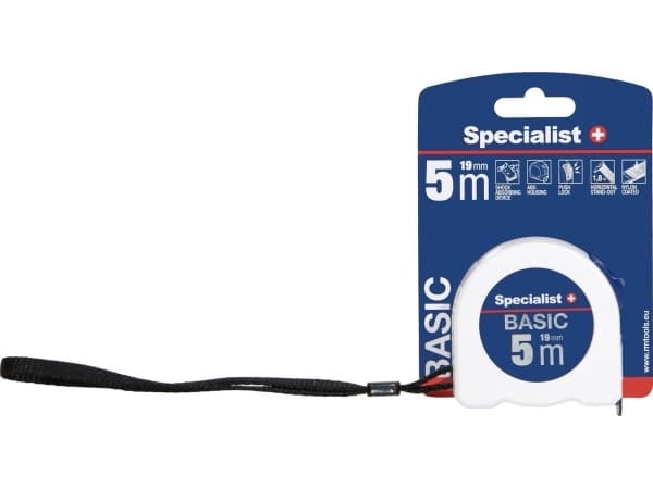 Specialist+ SPECIALIST+ roulette BASIC 5 m, 19 mm