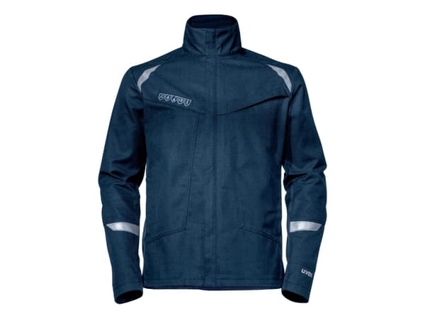 Uvex suXXeed, Jakke, Mann, Blå, S, Bomull, Polyamid, 300 g/m²