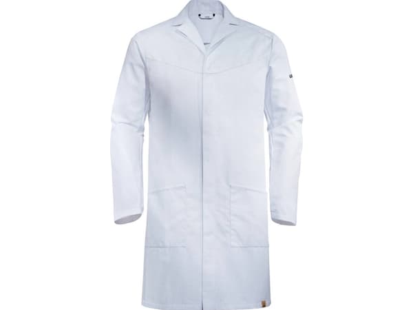 Uvex SuXXeed ESD, Jakke, Mann, Hvit, L, Klaffestenging, Bomull, Polyester