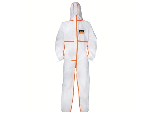 Uvex 98375, Orange, White, L, Adult, Unisex, Long sleeve, Full length