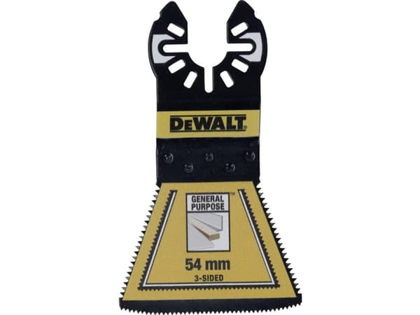 DeWALT DT20773-QZ, Tigersågblad, Metall, Gipsskivor, Plast, Trä, Trä med spik, Bimetall, Svart, Gul, 5,4 cm, 1 styck
