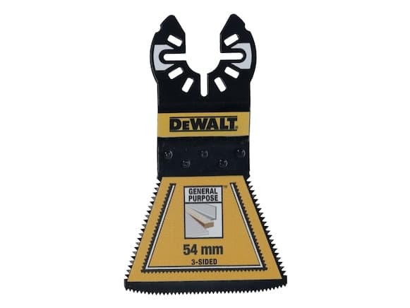 DeWALT DT20773-QZ, pistosahanterä, metalli, kipsilevy, muovi, puu, puu nauloilla, Bimetalli, musta, keltainen, 5,4 cm, 1 kpl