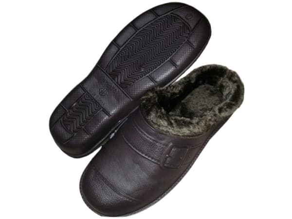 Okko Slipp With Fur Trmy202 Men 44/45 Balck