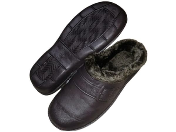 Okko Slipp With Fur Trmy202 Men 44/45 Balck