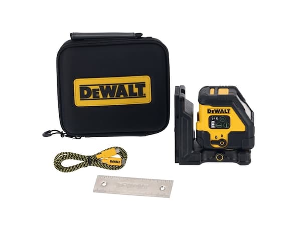 DeWALT DCLE14201RB-XJ, 30 m, 3 mm/m, Rød, Linjeniveau, Gul, IP65
