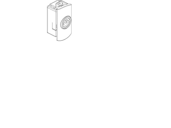 CUBIC Badge med dubbellobigt lås, 5 mm
