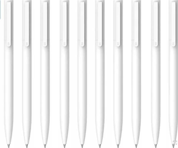 Xiaomi MI - Kulspetspenna - svart - pigmentbläck - 0.5 mm - indragbar (paket om 10)