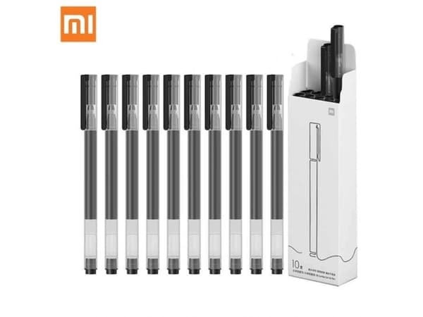 Xiaomi MI - Kulspetspenna - svart - pigmentbläck - 0.5 mm - indragbar (paket om 10)