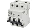 Miniatyrbild 1 av 2: Sygonix SY-6440990 SYG-MCB 3P/B10/6KA Strömbrytare 3-polig 10 A 415 V/AC