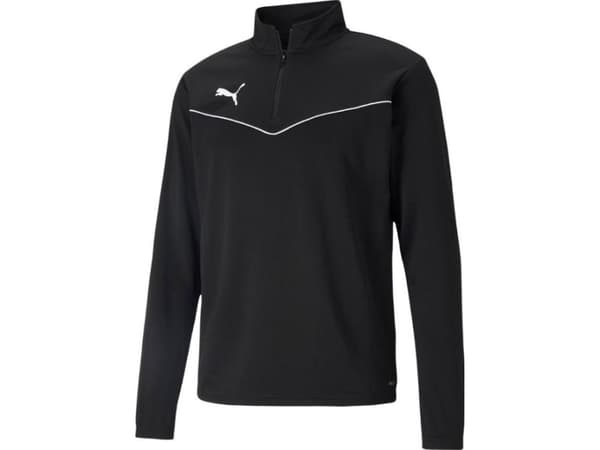 Puma teamRISE 1 4 Zip Top Men's Sweatshirt black 657394 03 XL
