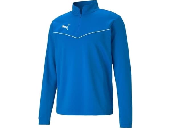 Puma teamRISE 1 4 Zip Top blue 657394 02 M