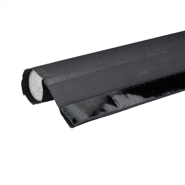 Vetoketju oveen tarrakiinnityksellä, 95 cm - Svart