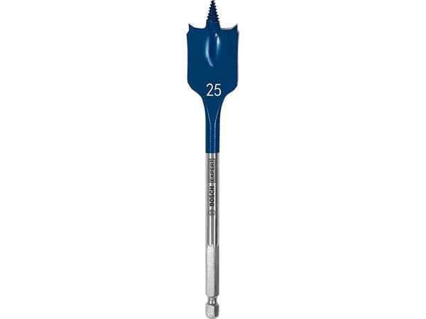 Bosch Expert - Bor - for tre, kartong, bløtt tre, sponplater - spadedel - 25 mm - heksagonal - lengde: 152 mm