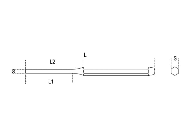 Beta Tools Cylindrisk drift 3mm (000310003)