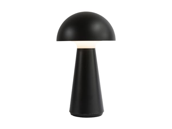 Sirius Sam Genopladelig Lampe - Sort - H 28 cm Svart