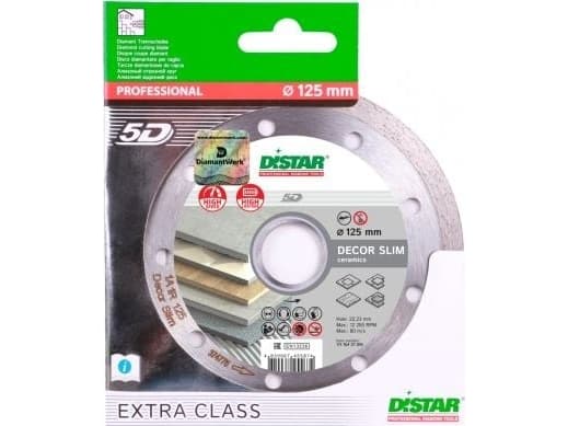 Di-Star DIAMOND TARGET 1A1R 125x1.2x8x22.23 Sisustus Slim