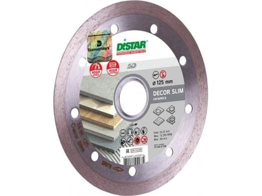 Di-Star DIAMOND TARGET 1A1R 125x1.2x8x22.23 Sisustus Slim
