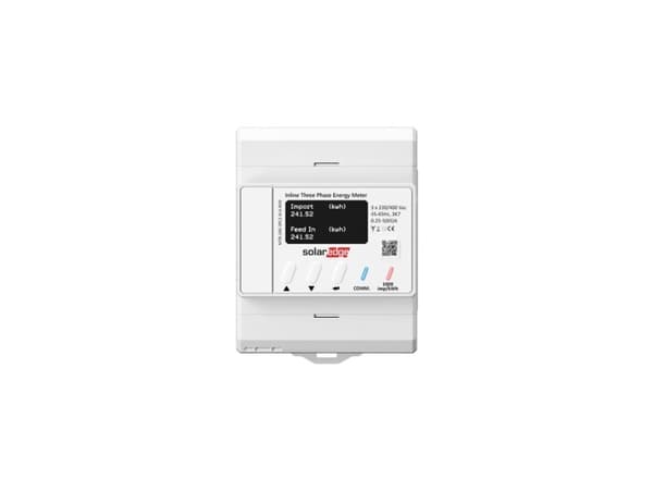 SolarEdge-energiamittari, jossa on Energy Net -tiedonsiirtotuki 1PH/3PH 230/400V, 65A