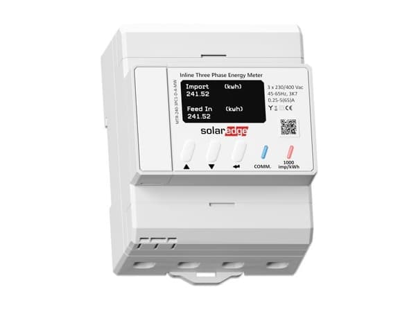 SolarEdge-energiamittari, jossa on Energy Net -tiedonsiirtotuki 1PH/3PH 230/400V, 65A