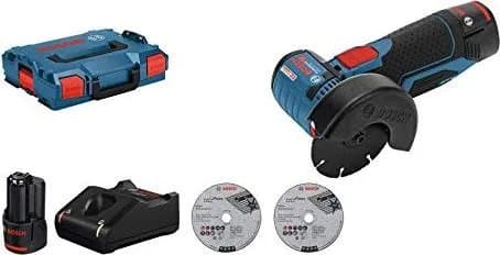Bosch AKKUVINKELSLIBER GWS 12V-76 2X3AH L-BOXX