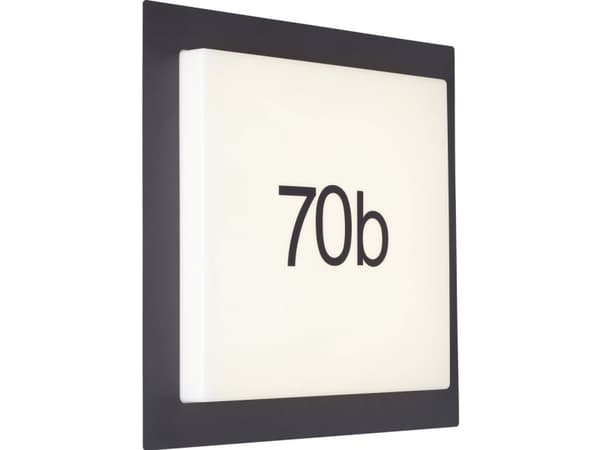Brilliant Sten G96503/75 Udendørs vægbelysning LED (RGB) 14 W Hvid, Sort