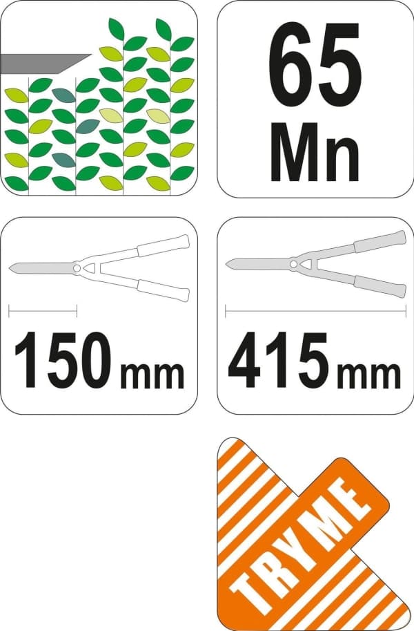Flo hekksaks 415 mm/mini (T99001)