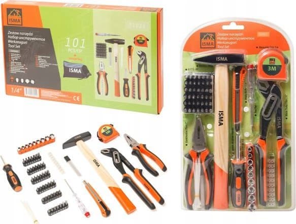 Isma ISMA TOOLS SET 101EL TOOLS DRIVERS DRIVERS DRIVERS BITS