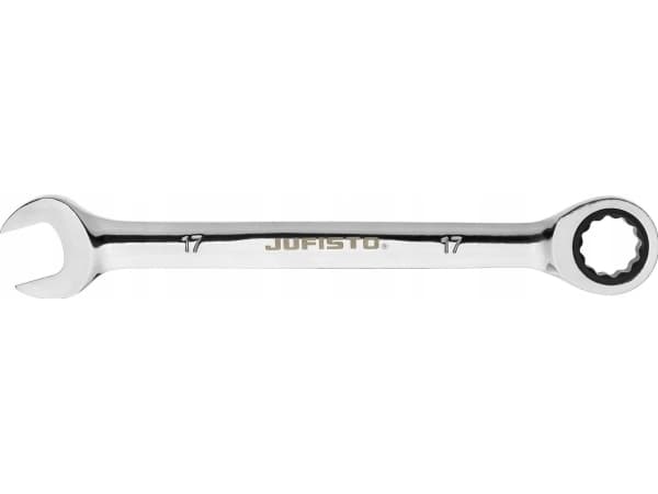 Combination ratchet wrench 17 mm, JUFISTO