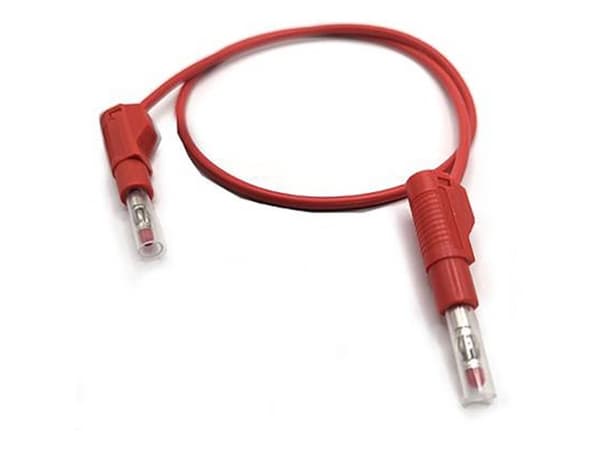 Mueller Electric 22.451-.50M-2 Mittausjohto Banaanitulppa 4 mm Banaanitulppa 4 mm 0,5 m Punainen 1 kpl