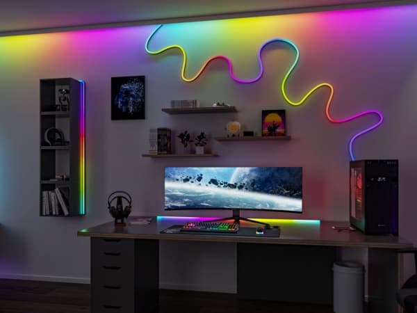 Paulmann Black Neon, Universale lysstriper, Sort, Plast, IP20, III, Blå, Grønn, Rød
