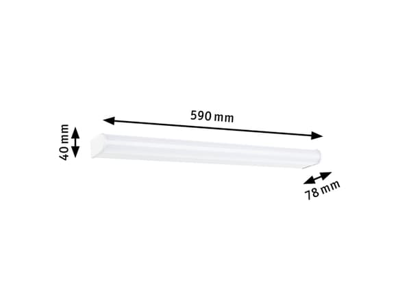 Paulmann Arneb LED käytävävalo LED (RGB) 12,5 W Lämmin valkoinen Valkoinen Valkoinen