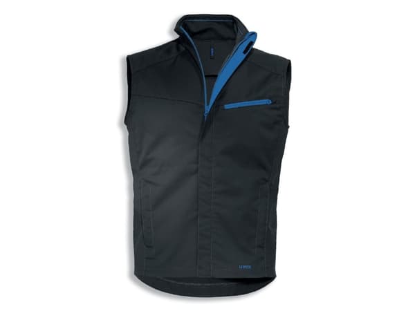 Uvex suXXeed, Vest, Mann, Sort, XL, 3 lommer, Glidelås