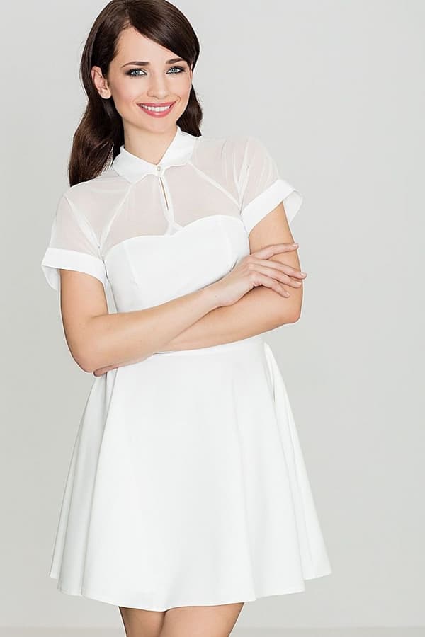 Short dress model 114300 Lenitif beige L