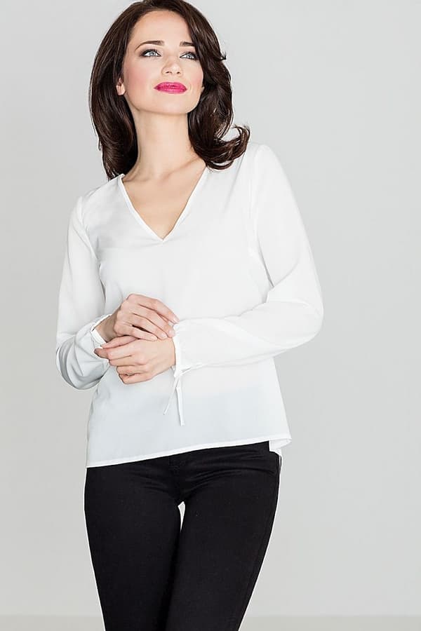 Blus med öppen rygg