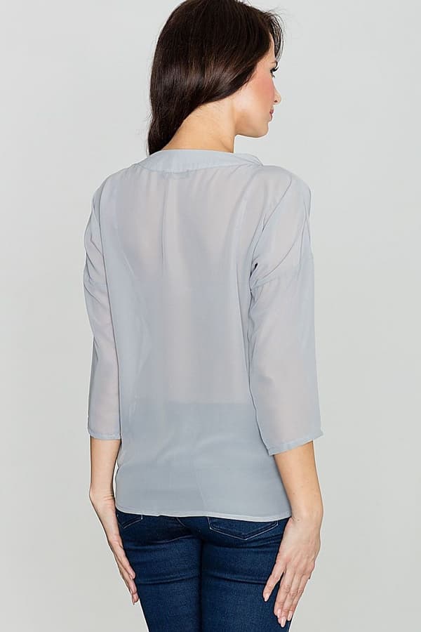 V-ringad Blus