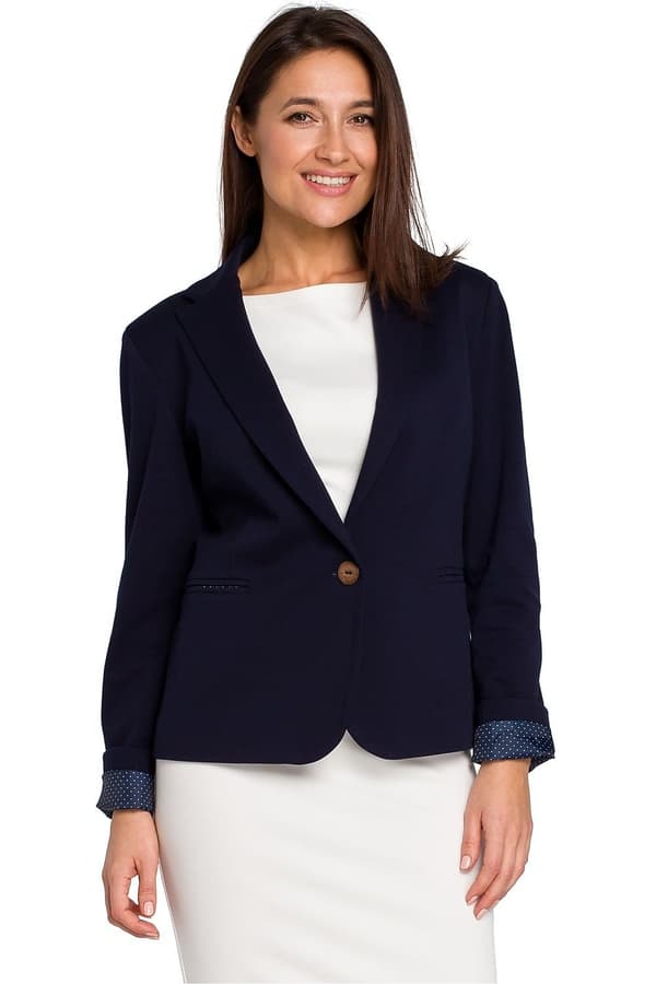 Jacket model 130426 Stylove navy blue M