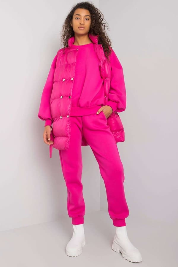 Set Mjukisbyxor, sweatshirt och väst Ex Moda