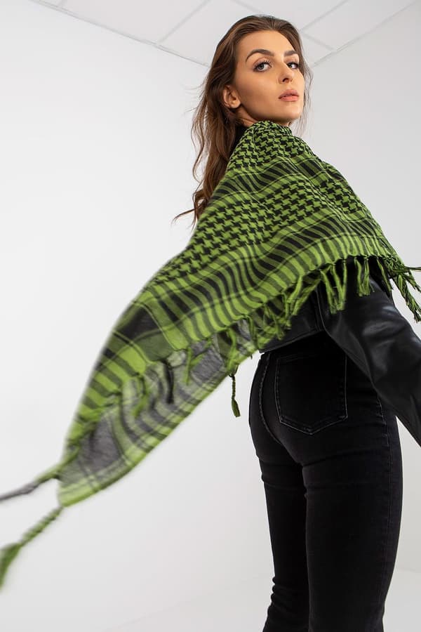 Scarf mönstrad AT black 2 one-size-fits-all