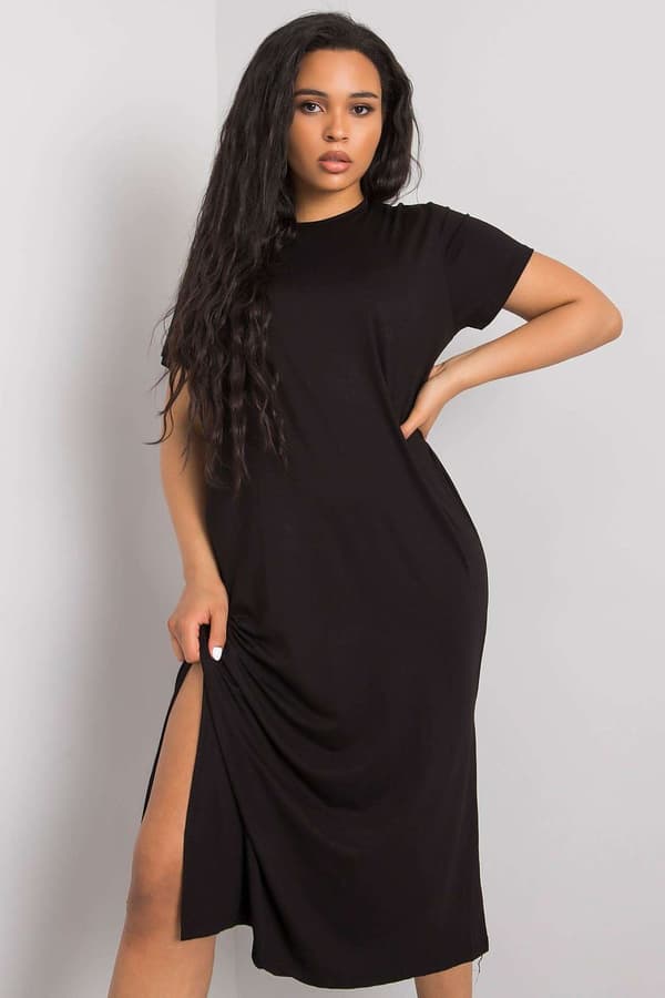 Plus size dress model 166013 BFG black XXXL