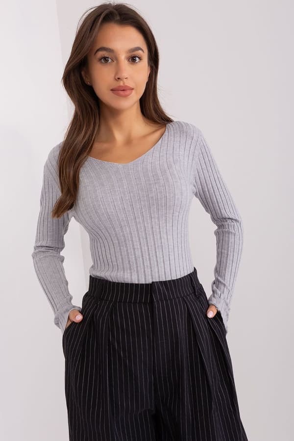 Jumper model 189718 Factory Price grey S/M