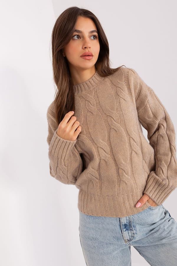 Jumper model 186554 AT beige 2 one-size-fits-all