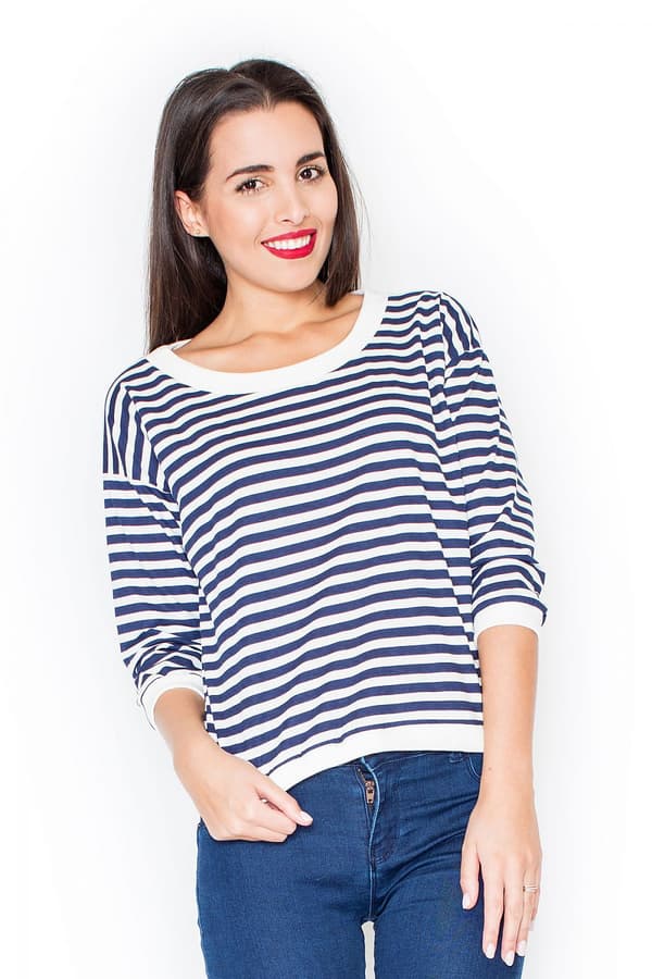 Blouse model 48317 Katrus blue S