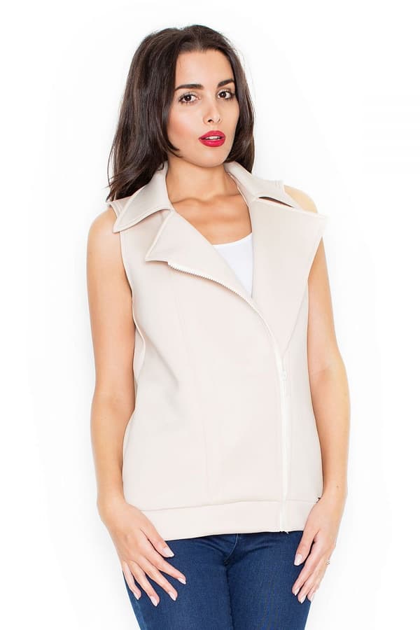 Gilet model 49966 Katrus beige S
