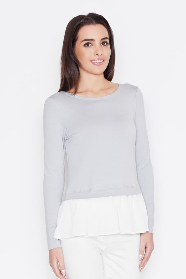 Blouse model 44705 Katrus grey XL