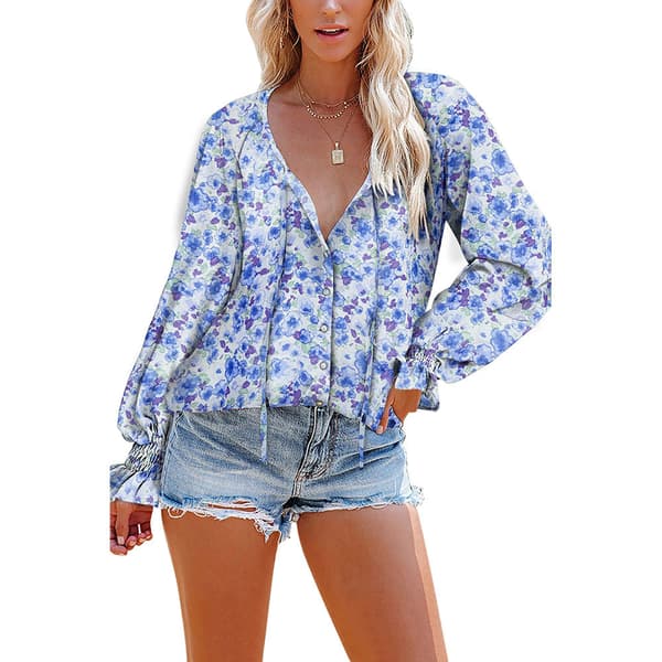 V-ringad Blus