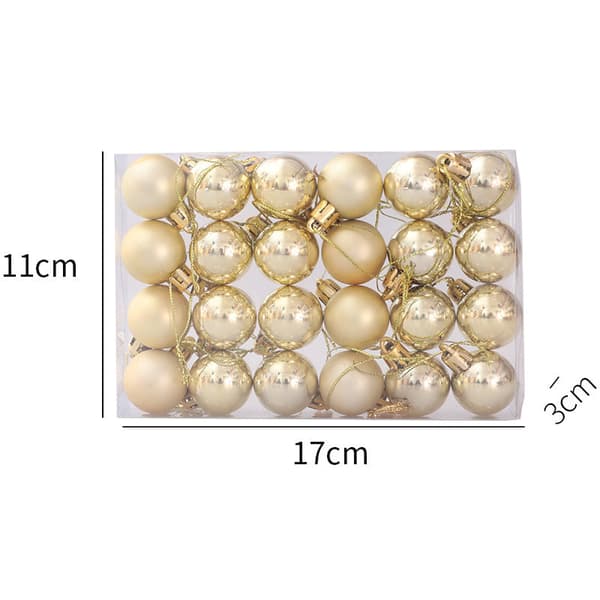 Julgranskulor 24pcs